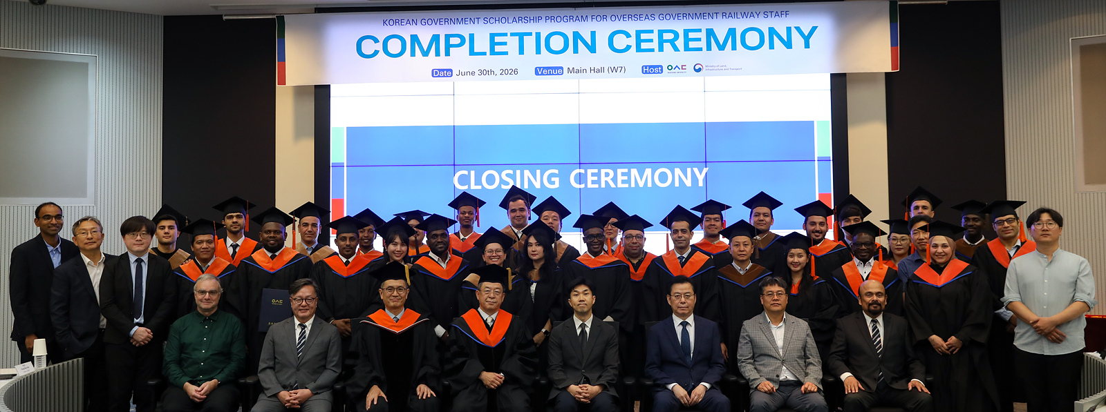 [KGSP NEWS] 8th Completion Ceremony of KGSP–Woosong University Global Railway Training Program