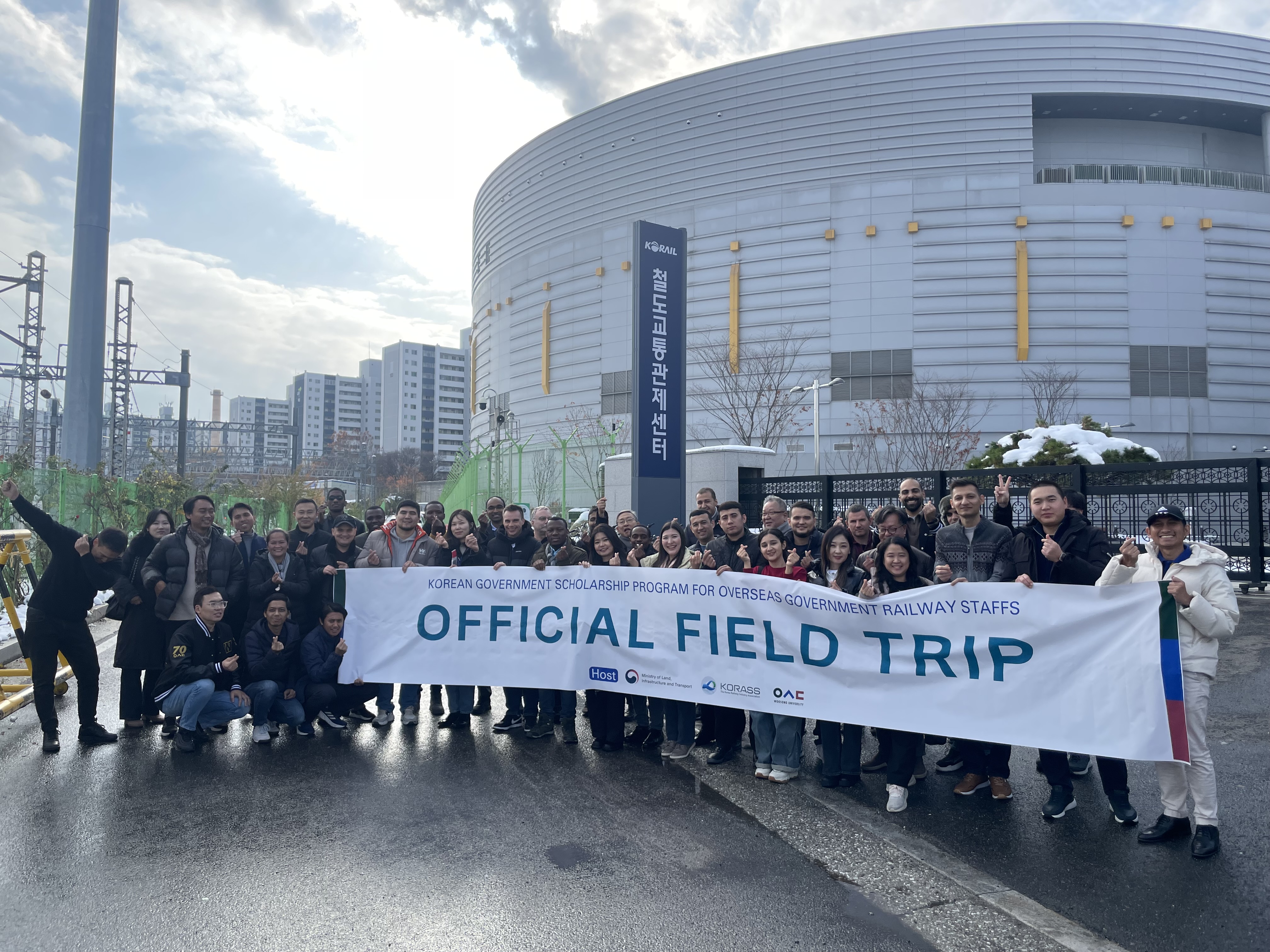 [KGSP NEWS] Woosong University Global Railway Training Program Visits Guro Control Center to Explore Advanced Rail Operations